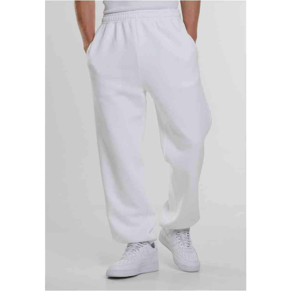 Urban Classics Urban Classics Fluffy Mens jogging pants White Att